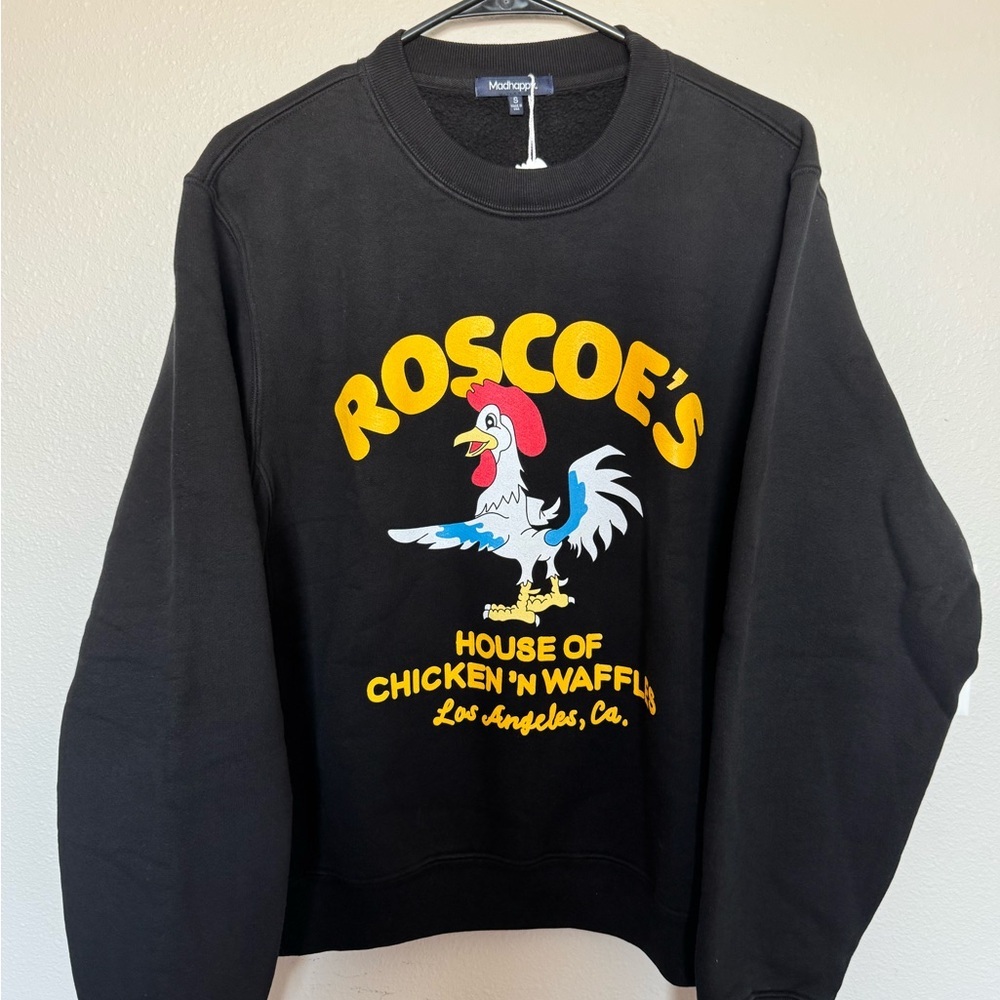 Madhappy x Roscoe’s - House of Chicken 'N Waffles Limited Edition Crewneck NWT